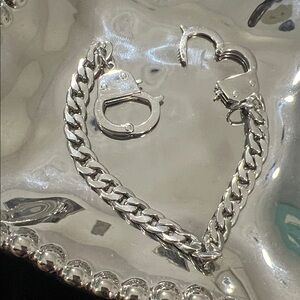 Silver Handcuff Bracelet